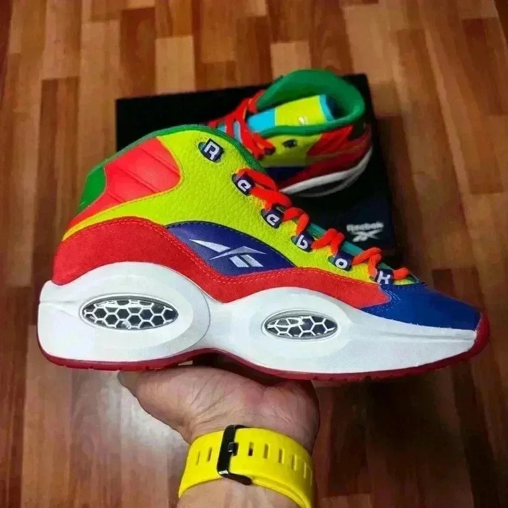 Reebok Question Mid Allen Iverson HP3005 Mens Basketball Shoes  Size 7